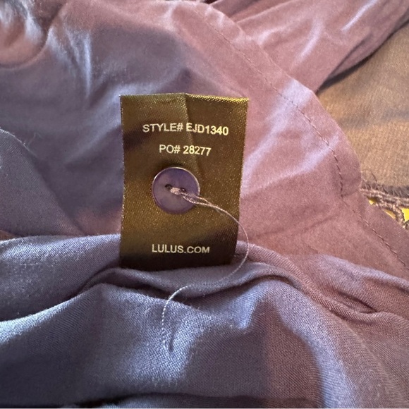 Lulus Elegant cobalt Blue Pleated Halter Dress size Small - Picture 5 of 12